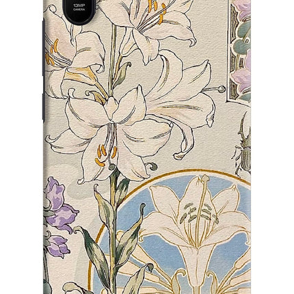 White Lily Redmi 9A/9i Hard Case Back Cover by Casekaro