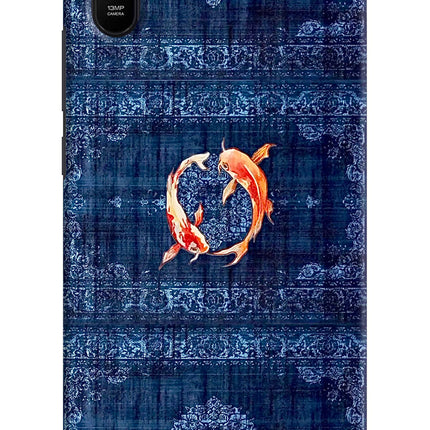 Koi Blue Redmi 9A/9i Hard Case Back Cover by Casekaro