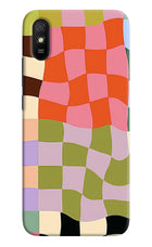 Wavy Grid Redmi 9A/9i Hard Case Back Cover by Casekaro