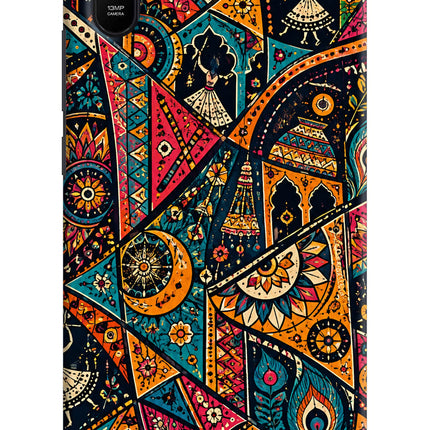 Folk Print Redmi 9A/9i Back Cover