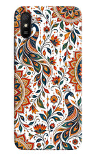 White Mayura Redmi 9A/9i Back Cover