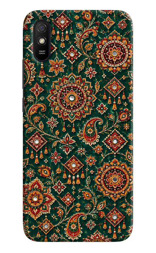 Green Pataka Redmi 9A/9i Hard Case Back Cover by Casekaro