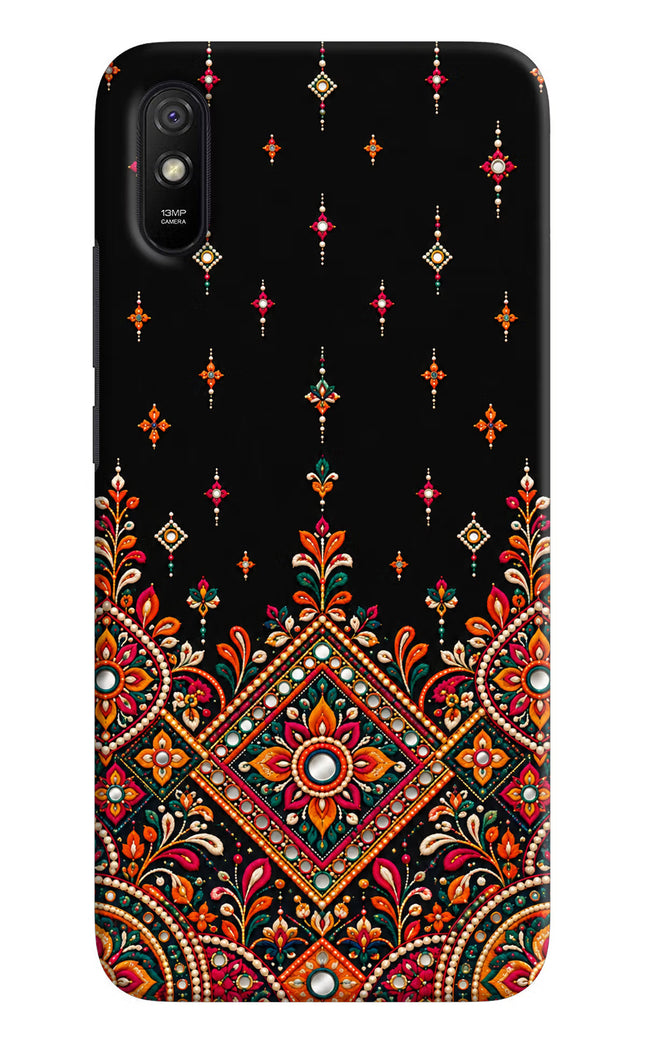 Noir Mehfil Redmi 9A/9i Hard Case Back Cover by Casekaro