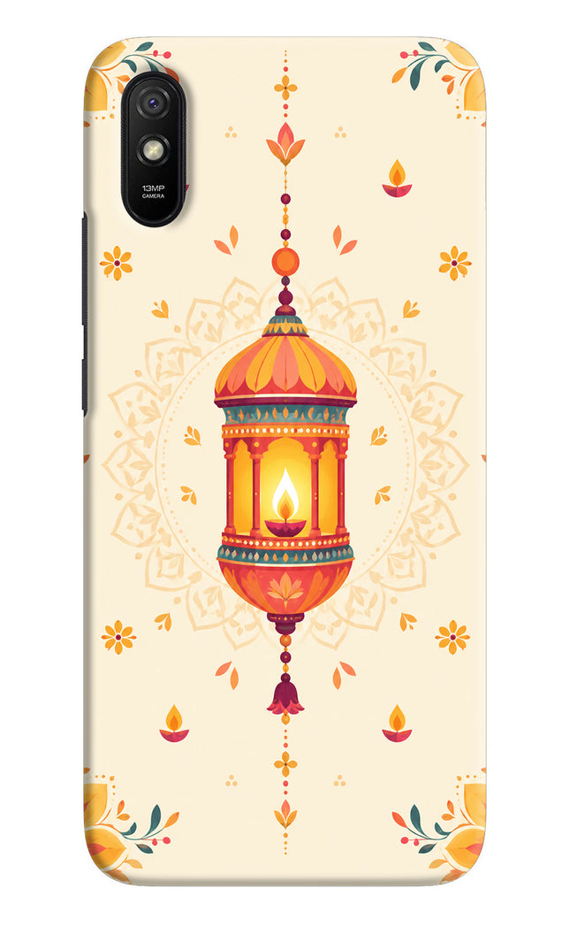 Golden Lantern Redmi 9A/9i Hard Case Back Cover by Casekaro