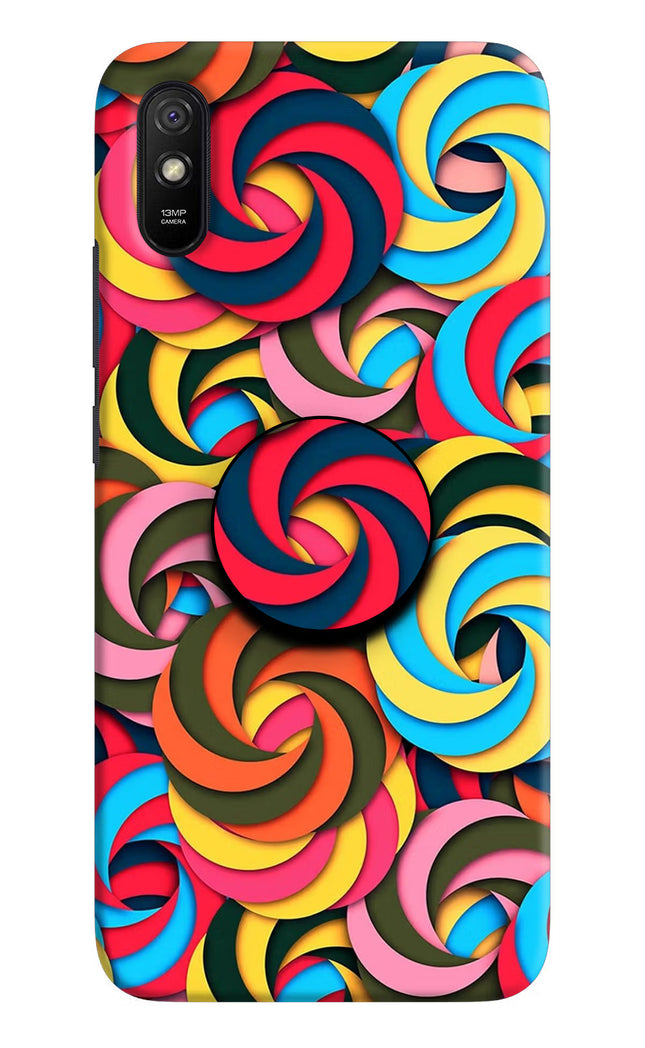 Spiral Pattern Redmi 9A/9i Pop Case by Casekaro