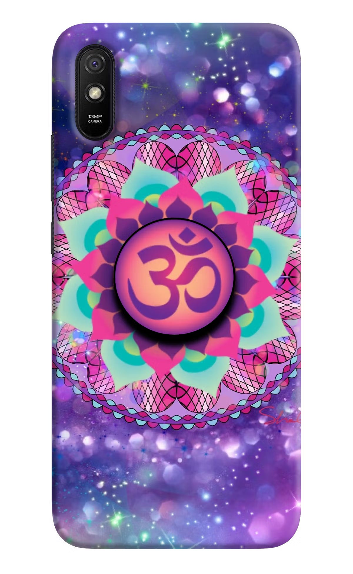 Om Purple Redmi 9A/9i Pop Case by Casekaro