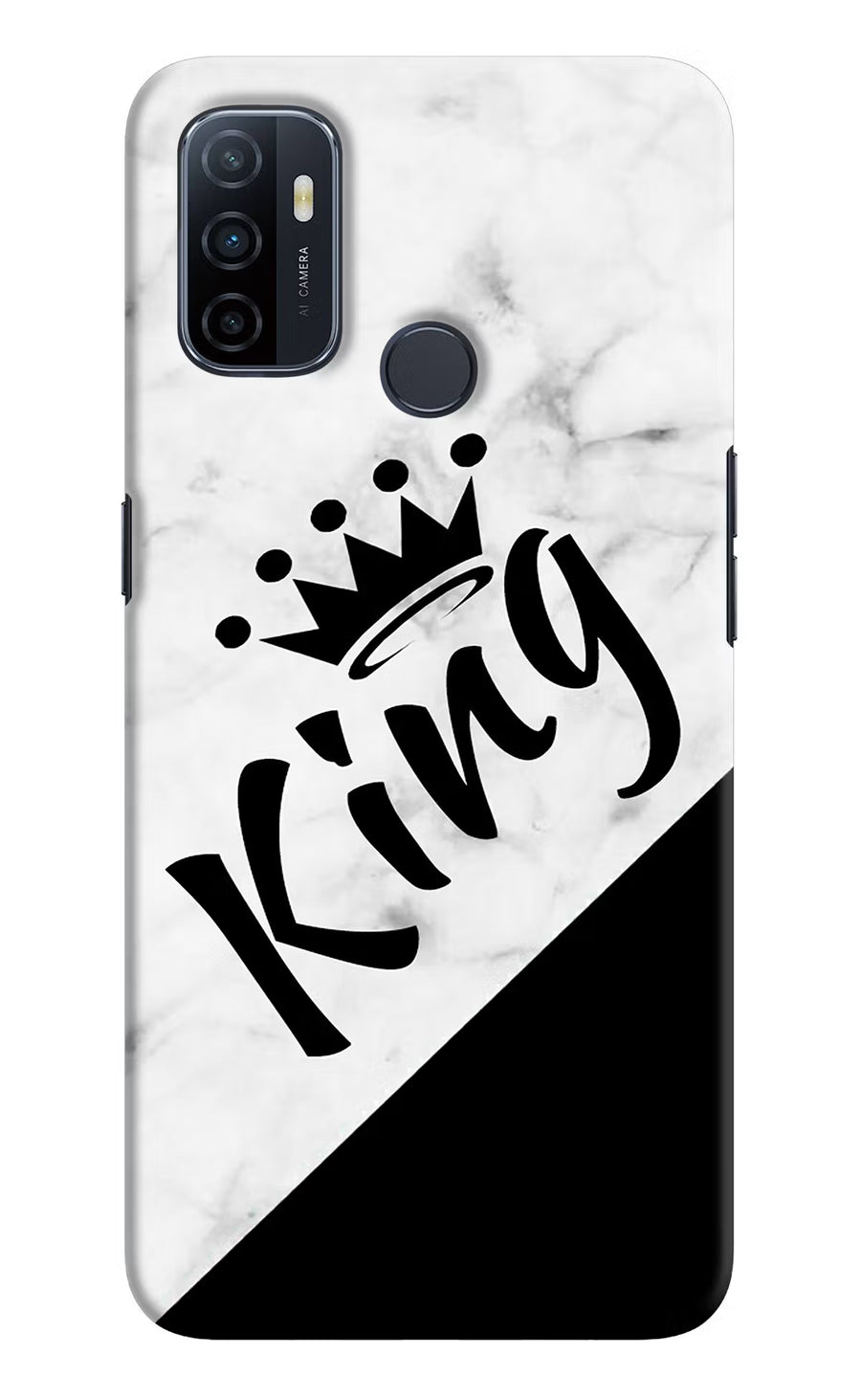 King Oppo A53 2020 Back Cover, Hard case