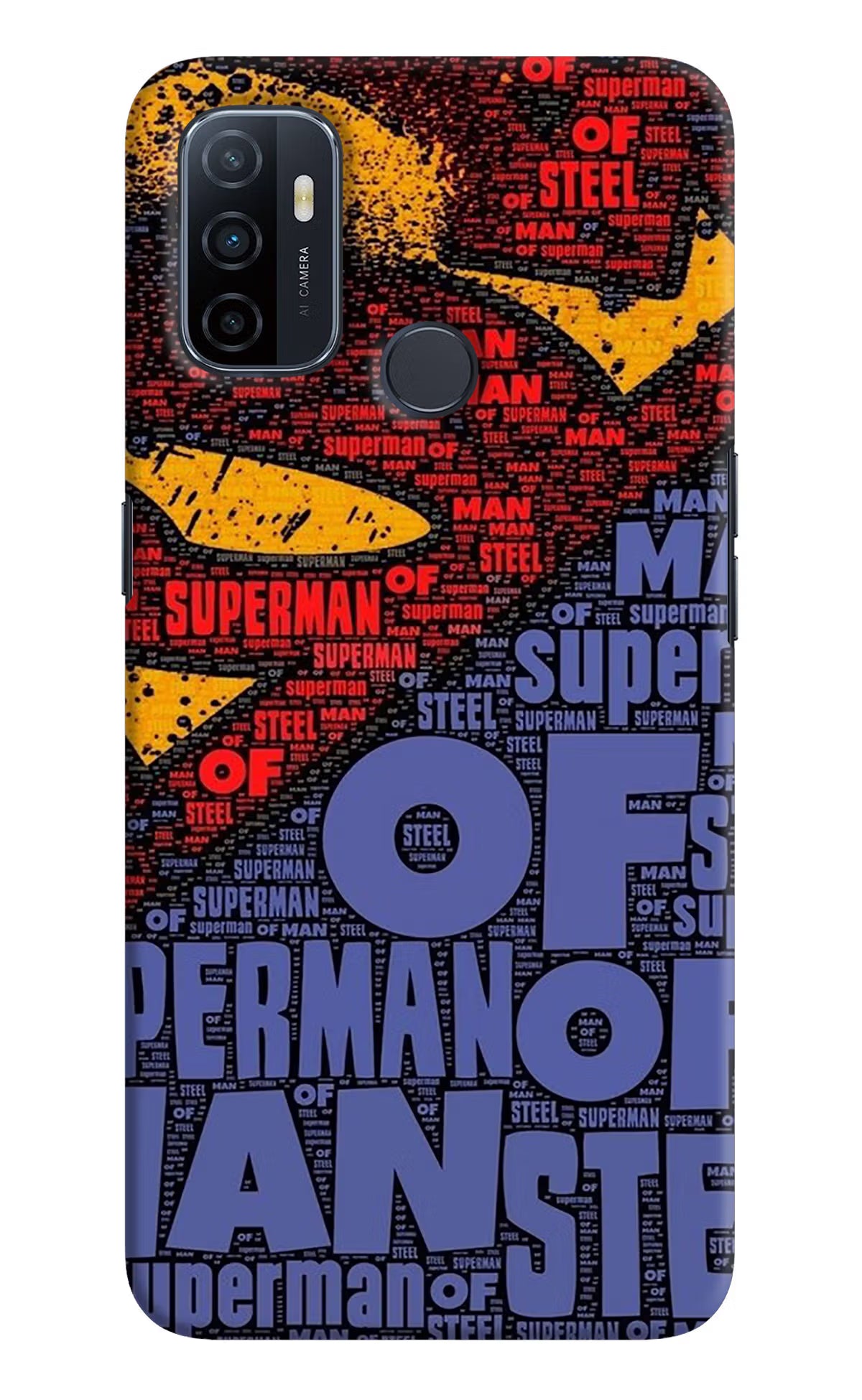 Superman Oppo A53 2020 Hard Case Back Cover by Casekaro