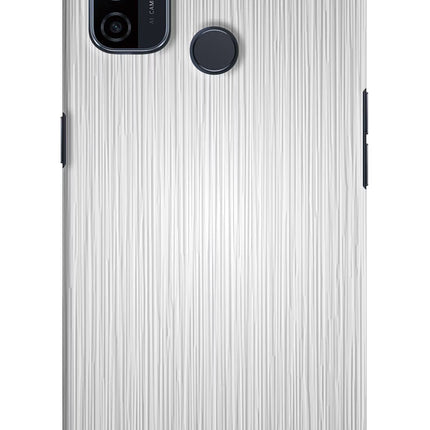 Wooden Grey Texture Oppo A53 2020 Hard Case Back Cover by Casekaro