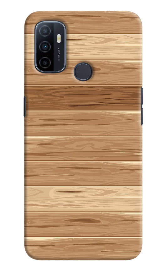 Wooden Vector Oppo A53 2020 Hard Case Back Cover by Casekaro