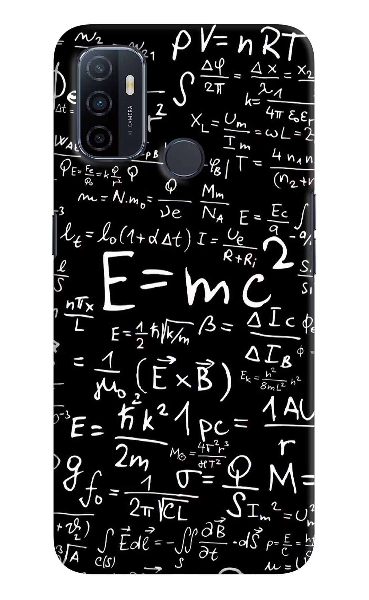 Physics Formula Oppo A53 2020 Hard Case Back Cover by Casekaro