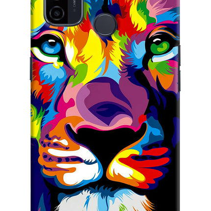 Lion Oppo A53 2020 Hard Case Back Cover by Casekaro