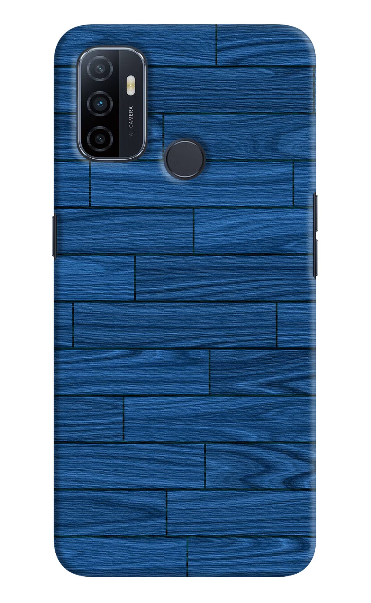 Wooden Texture Oppo A53 2020 Hard Case Back Cover by Casekaro
