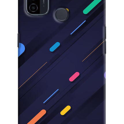 Abstract Design Oppo A53 2020 Hard Case Back Cover by Casekaro