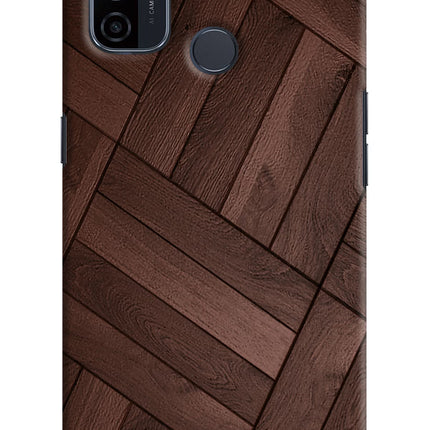 Wooden Texture Design Oppo A53 2020 Hard Case Back Cover by Casekaro