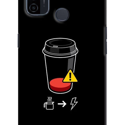 Coffee Oppo A53 2020 Hard Case Back Cover by Casekaro