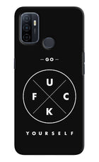 Go Fuck Yourself Oppo A53 2020 Hard Case Back Cover by Casekaro