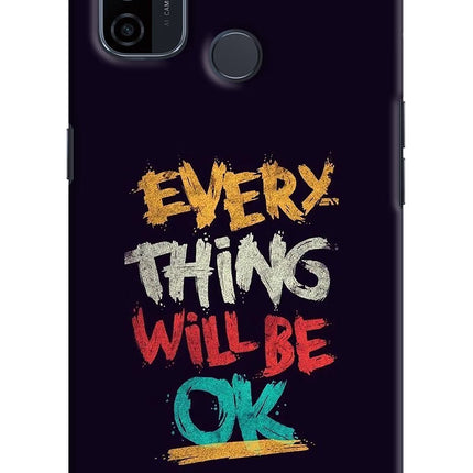 Everything Will Be Ok Oppo A53 2020 Hard Case Back Cover by Casekaro