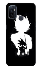 Goku Shadow Oppo A53 2020 Hard Case Back Cover by Casekaro