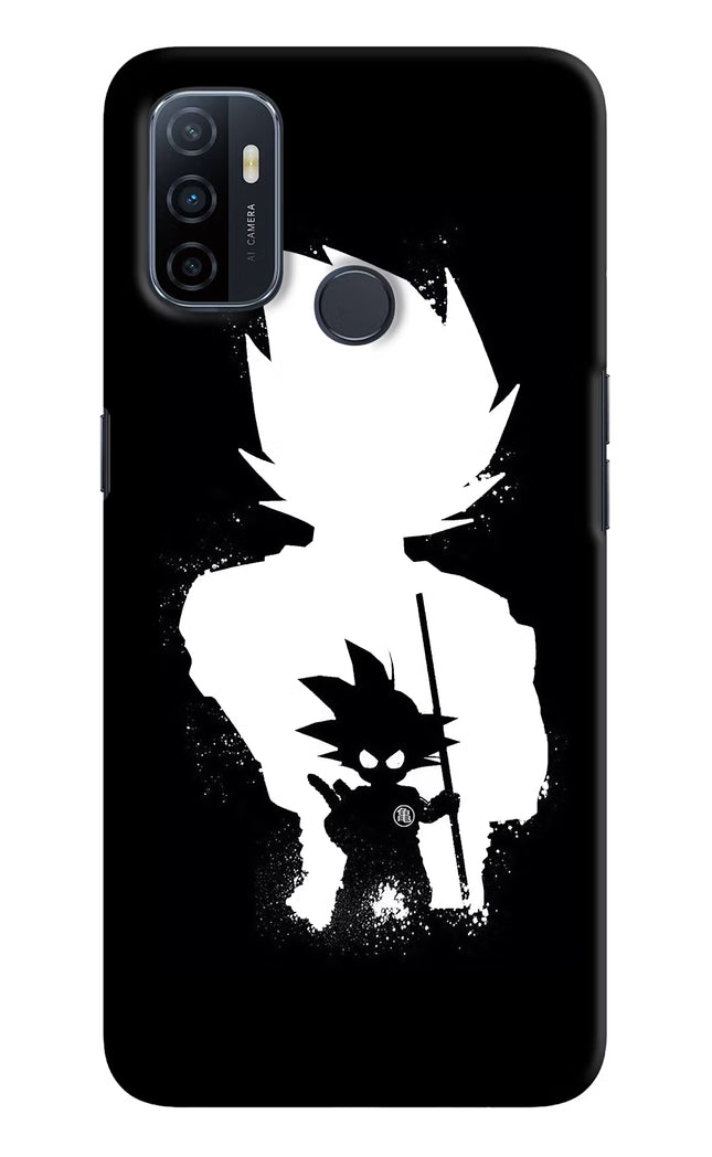 Goku Shadow Oppo A53 2020 Hard Case Back Cover by Casekaro