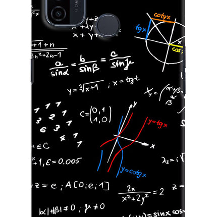 Mathematics Formula Oppo A53 2020 Hard Case Back Cover by Casekaro