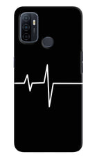 Heart Beats Oppo A53 2020 Hard Case Back Cover by Casekaro