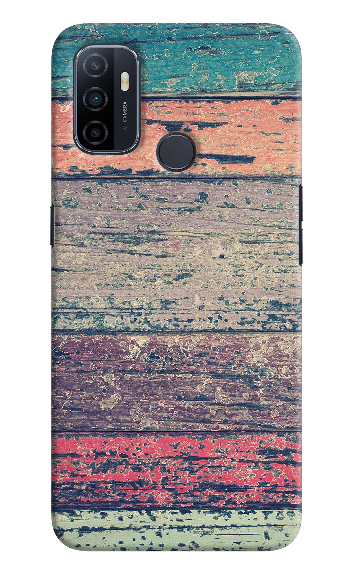 Colourful Wall Oppo A53 2020 Hard Case Back Cover by Casekaro
