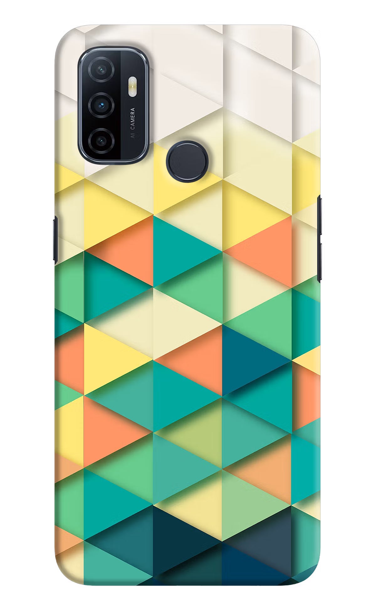 Abstract Oppo A53 2020 Hard Case Back Cover by Casekaro