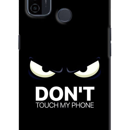 Don'T Touch My Phone Oppo A53 2020 Hard Case Back Cover by Casekaro