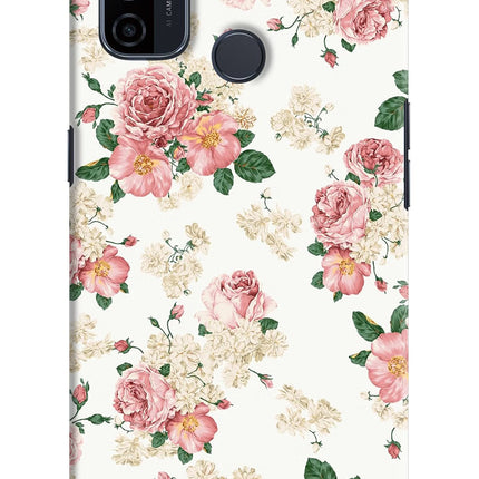 Flowers Oppo A53 2020 Hard Case Back Cover by Casekaro
