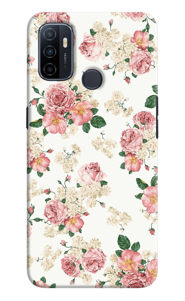 Flowers Oppo A53 2020 Hard Case Back Cover by Casekaro
