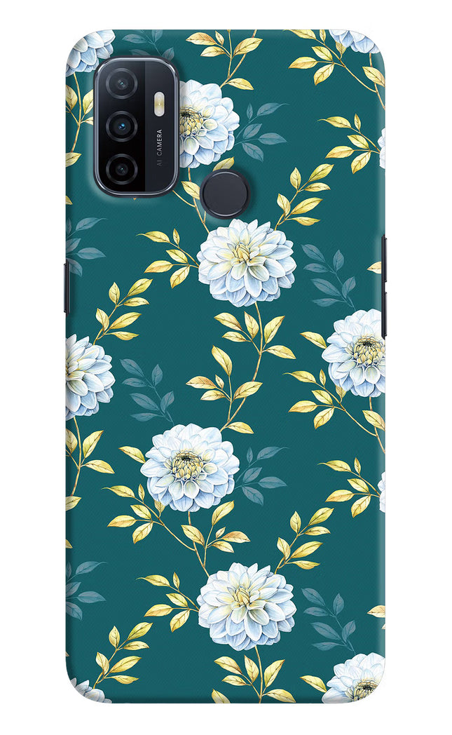 Flowers Oppo A53 2020 Hard Case Back Cover by Casekaro