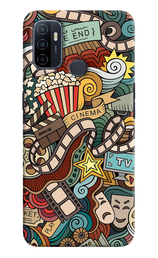 Cinema Abstract Oppo A53 2020 Hard Case Back Cover by Casekaro
