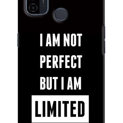 I Am Not Perfect But I Am Limited Edition Oppo A53 2020 Hard Case Back Cover by Casekaro