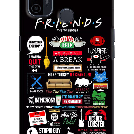 FRIENDS Oppo A53 2020 Hard Case Back Cover by Casekaro