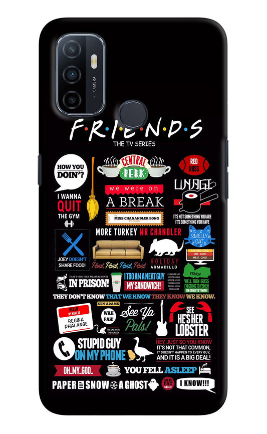 FRIENDS Oppo A53 2020 Hard Case Back Cover by Casekaro