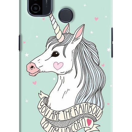 Unicorn Wallpaper Oppo A53 2020 Hard Case Back Cover by Casekaro