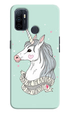 Unicorn Wallpaper Oppo A53 2020 Hard Case Back Cover by Casekaro