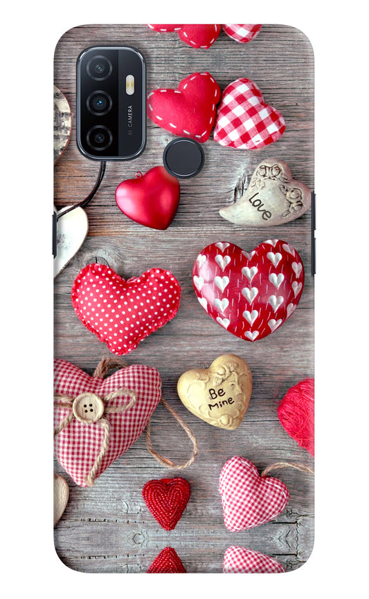 Love Wallpaper Oppo A53 2020 Hard Case Back Cover by Casekaro