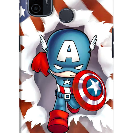 Captain America Oppo A53 2020 Hard Case Back Cover by Casekaro