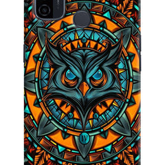Angry Owl Art Oppo A53 2020 Hard Case Back Cover by Casekaro