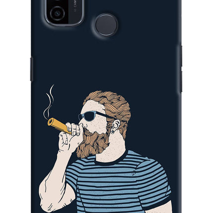 Smoking Oppo A53 2020 Hard Case Back Cover by Casekaro