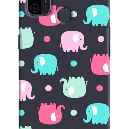 Elephants Oppo A53 2020 Hard Case Back Cover by Casekaro