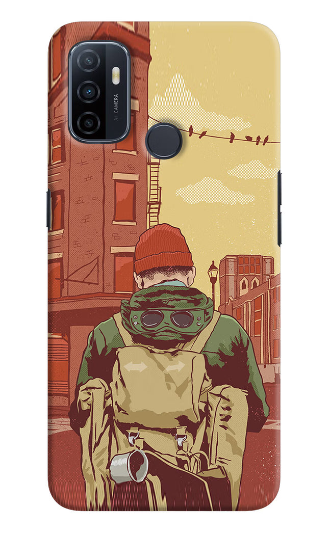 Adventurous Oppo A53 2020 Hard Case Back Cover by Casekaro