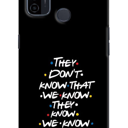 FRIENDS Dialogue Oppo A53 2020 Hard Case Back Cover by Casekaro