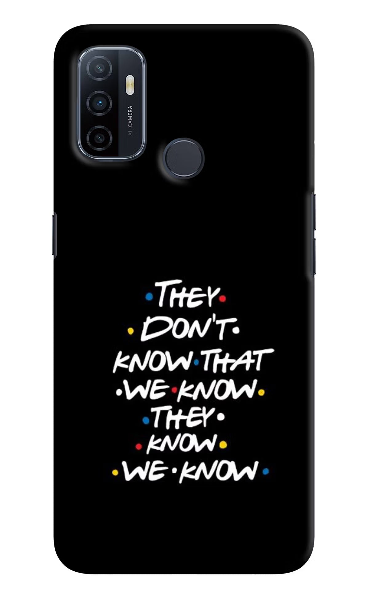 FRIENDS Dialogue Oppo A53 2020 Hard Case Back Cover by Casekaro