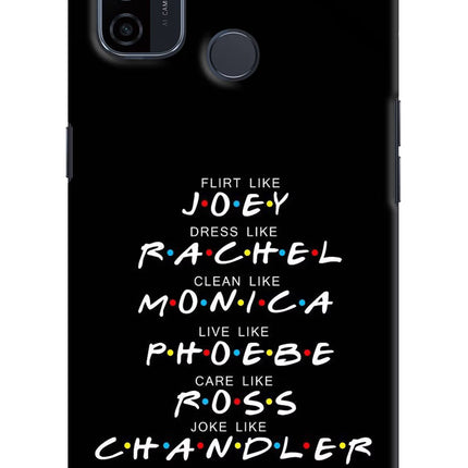 FRIENDS Character Oppo A53 2020 Hard Case Back Cover by Casekaro
