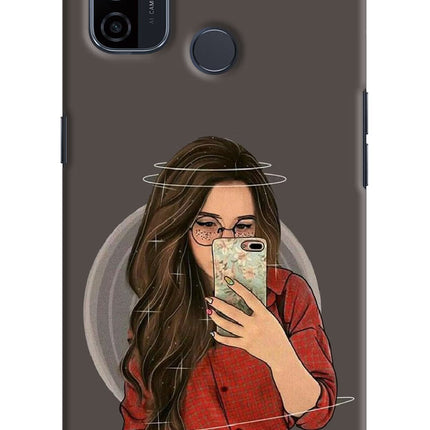 Selfie Queen Oppo A53 2020 Hard Case Back Cover by Casekaro