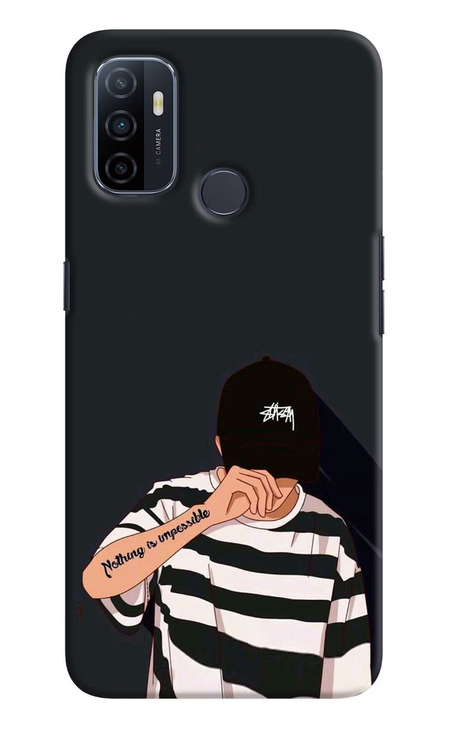 Aesthetic Boy Oppo A53 2020 Hard Case Back Cover by Casekaro