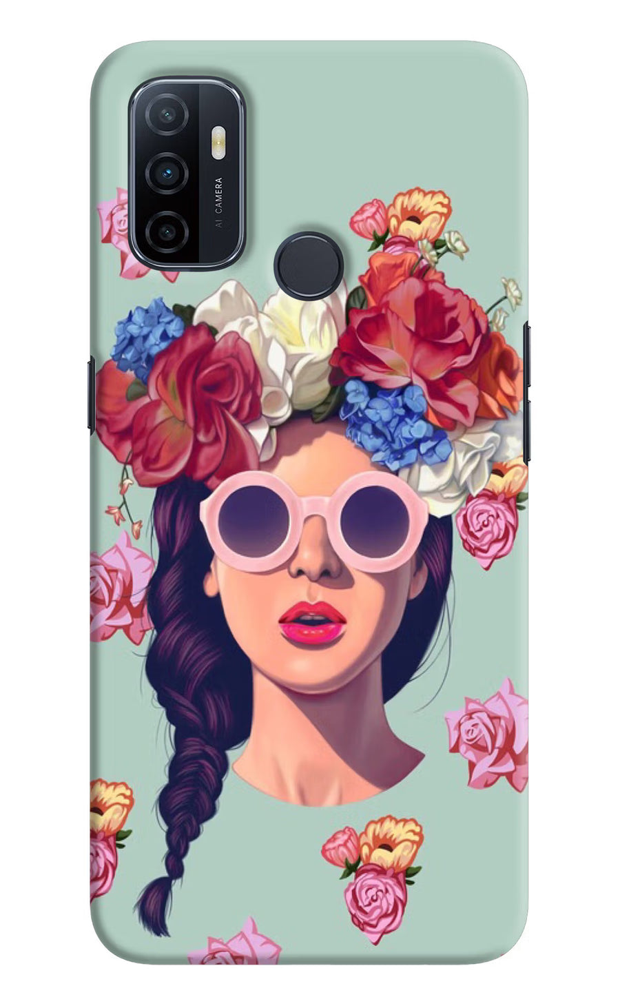 Pretty Girl Oppo A53 2020 Back Cover, Hard case